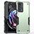 Funda Bumper Silicona y Plastico Mate Carcasa para Motorola Moto Edge 20 Pro 5G Verde