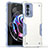 Funda Bumper Silicona y Plastico Mate Carcasa para Motorola Moto Edge S Pro 5G Blanco