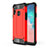 Funda Bumper Silicona y Plastico Mate Carcasa para Samsung Galaxy A20s Rojo