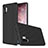 Funda Bumper Silicona y Plastico Mate Carcasa para Samsung Galaxy Note 10 Plus Negro