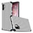 Funda Bumper Silicona y Plastico Mate Carcasa para Samsung Galaxy Note 10 Plus Plata