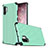 Funda Bumper Silicona y Plastico Mate Carcasa para Samsung Galaxy Note 10 Plus Verde