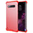 Funda Bumper Silicona y Plastico Mate Carcasa para Samsung Galaxy S10 Plus Rojo