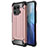 Funda Bumper Silicona y Plastico Mate Carcasa para Xiaomi Mi 11 Pro 5G Oro Rosa