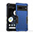 Funda Bumper Silicona y Plastico Mate Carcasa QW1 para Google Pixel 7 5G Azul