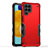 Funda Bumper Silicona y Plastico Mate Carcasa QW1 para Samsung Galaxy M53 5G Rojo