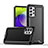 Funda Bumper Silicona y Plastico Mate Carcasa QW2 para Samsung Galaxy A52s 5G Negro
