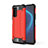 Funda Bumper Silicona y Plastico Mate Carcasa R01 para Huawei Honor X10 5G Rojo
