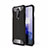 Funda Bumper Silicona y Plastico Mate Carcasa R01 para OnePlus 8 Negro