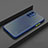 Funda Bumper Silicona y Plastico Mate Carcasa R01 para Oppo Reno4 Pro 5G Azul