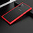Funda Bumper Silicona y Plastico Mate Carcasa R01 para Samsung Galaxy Note 10 5G Rojo
