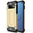 Funda Bumper Silicona y Plastico Mate Carcasa R01 para Samsung Galaxy S10 5G Oro