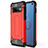 Funda Bumper Silicona y Plastico Mate Carcasa R01 para Samsung Galaxy S10 5G Rojo