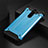 Funda Bumper Silicona y Plastico Mate Carcasa R01 para Xiaomi Redmi Note 8 Pro Azul Cielo