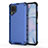 Funda Bumper Silicona y Plastico Mate Carcasa R02 para Huawei Nova 7i Azul