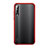 Funda Bumper Silicona y Plastico Mate Carcasa R02 para Xiaomi Mi A3 Rojo