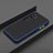 Funda Bumper Silicona y Plastico Mate Carcasa R02 para Xiaomi Mi Note 10 Azul