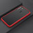 Funda Bumper Silicona y Plastico Mate Carcasa R03 para Xiaomi Redmi Note 8 Rojo