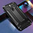 Funda Bumper Silicona y Plastico Mate Carcasa R04 para Xiaomi Redmi Note 8 Pro Negro