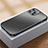 Funda Bumper Silicona y Plastico Mate Carcasa U01 para Apple iPhone 13 Pro Negro