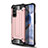 Funda Bumper Silicona y Plastico Mate Carcasa U01 para Huawei Honor 30 Pro+ Plus Oro Rosa