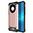 Funda Bumper Silicona y Plastico Mate Carcasa U01 para Huawei Mate 40 Pro+ Plus Oro Rosa