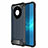 Funda Bumper Silicona y Plastico Mate Carcasa U01 para Huawei Mate 40E 5G Azul Real