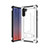 Funda Bumper Silicona y Plastico Mate Carcasa U01 para Samsung Galaxy Note 10 5G Plata