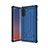 Funda Bumper Silicona y Plastico Mate Carcasa U01 para Samsung Galaxy Note 10 Azul y Negro