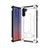 Funda Bumper Silicona y Plastico Mate Carcasa U01 para Samsung Galaxy Note 10 Plata
