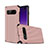 Funda Bumper Silicona y Plastico Mate Carcasa U01 para Samsung Galaxy S10 Plus Oro Rosa