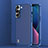 Funda Bumper Silicona y Plastico Mate Carcasa U01 para Samsung Galaxy S23 Plus 5G Azul