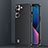Funda Bumper Silicona y Plastico Mate Carcasa U01 para Samsung Galaxy S23 Plus 5G Negro