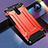Funda Bumper Silicona y Plastico Mate Carcasa U01 para Xiaomi Redmi 8 Rojo