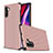 Funda Bumper Silicona y Plastico Mate Carcasa U02 para Samsung Galaxy Note 10 Oro Rosa