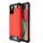 Funda Bumper Silicona y Plastico Mate Carcasa WL1 para Samsung Galaxy A02s Rojo