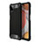 Funda Bumper Silicona y Plastico Mate Carcasa WL1 para Samsung Galaxy A12 Negro