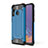 Funda Bumper Silicona y Plastico Mate Carcasa WL1 para Samsung Galaxy A20 Azul