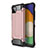 Funda Bumper Silicona y Plastico Mate Carcasa WL1 para Samsung Galaxy A22 5G Oro Rosa