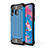 Funda Bumper Silicona y Plastico Mate Carcasa WL1 para Samsung Galaxy A40s Azul