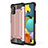 Funda Bumper Silicona y Plastico Mate Carcasa WL1 para Samsung Galaxy A51 4G Oro Rosa