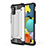 Funda Bumper Silicona y Plastico Mate Carcasa WL1 para Samsung Galaxy A51 4G Plata