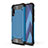 Funda Bumper Silicona y Plastico Mate Carcasa WL1 para Samsung Galaxy A70 Azul