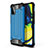 Funda Bumper Silicona y Plastico Mate Carcasa WL1 para Samsung Galaxy A71 5G Azul