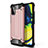 Funda Bumper Silicona y Plastico Mate Carcasa WL1 para Samsung Galaxy A71 5G Oro Rosa