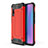 Funda Bumper Silicona y Plastico Mate Carcasa WL1 para Samsung Galaxy A90 5G Rojo