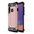 Funda Bumper Silicona y Plastico Mate Carcasa WL1 para Samsung Galaxy A9s Oro Rosa