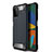 Funda Bumper Silicona y Plastico Mate Carcasa WL1 para Samsung Galaxy F52 5G Azul Real