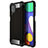 Funda Bumper Silicona y Plastico Mate Carcasa WL1 para Samsung Galaxy F62 5G Negro