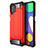 Funda Bumper Silicona y Plastico Mate Carcasa WL1 para Samsung Galaxy F62 5G Rojo